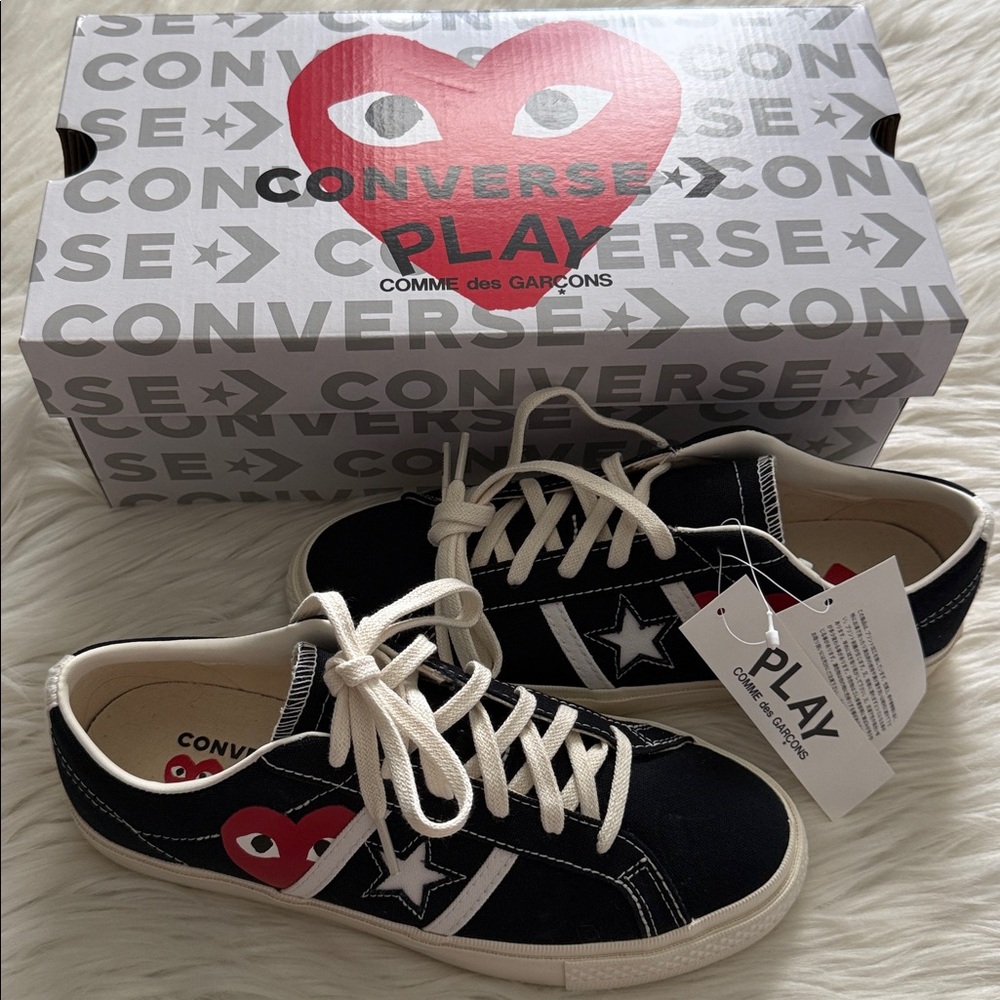 Converse x Play Comme des Garcons One Star Academy Pro Canvas in Black M6.5 W8